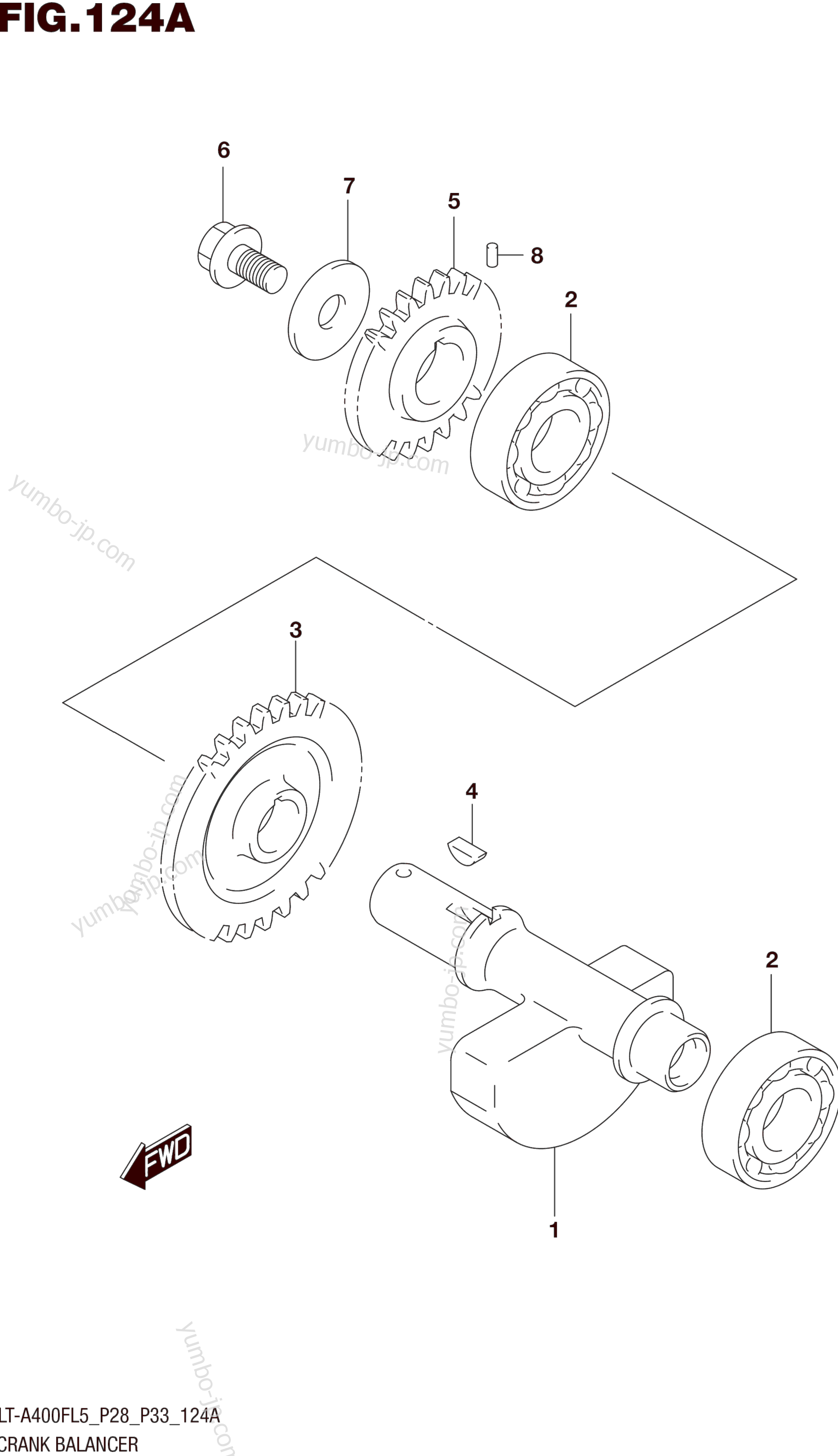 Crank Balancer для квадроциклов SUZUKI LT-A400F 2015 г.