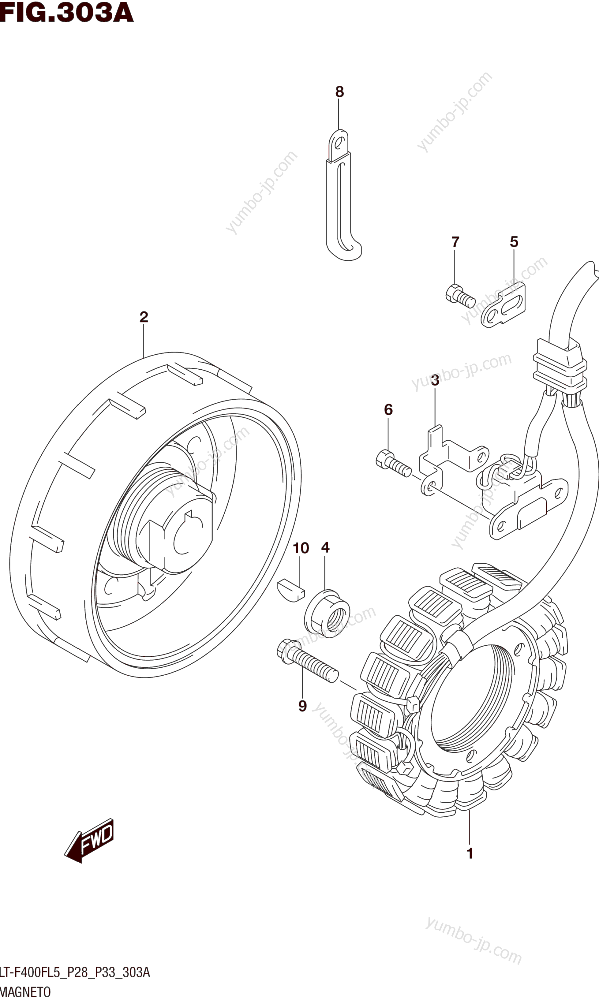 MAGNETO для квадроциклов SUZUKI LT-F400F 2015 г.