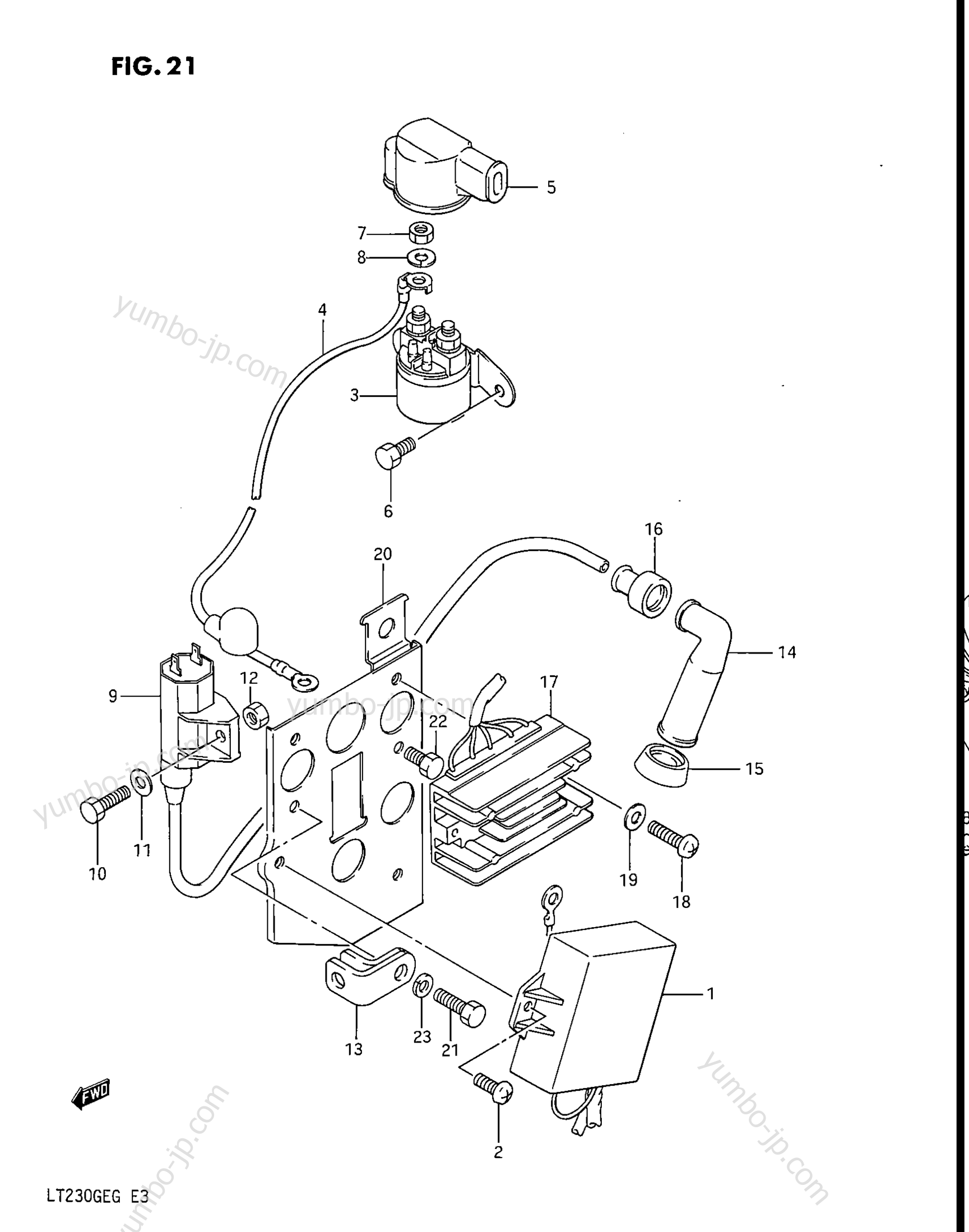 Electrical для квадроциклов SUZUKI LT230G 1985 г.