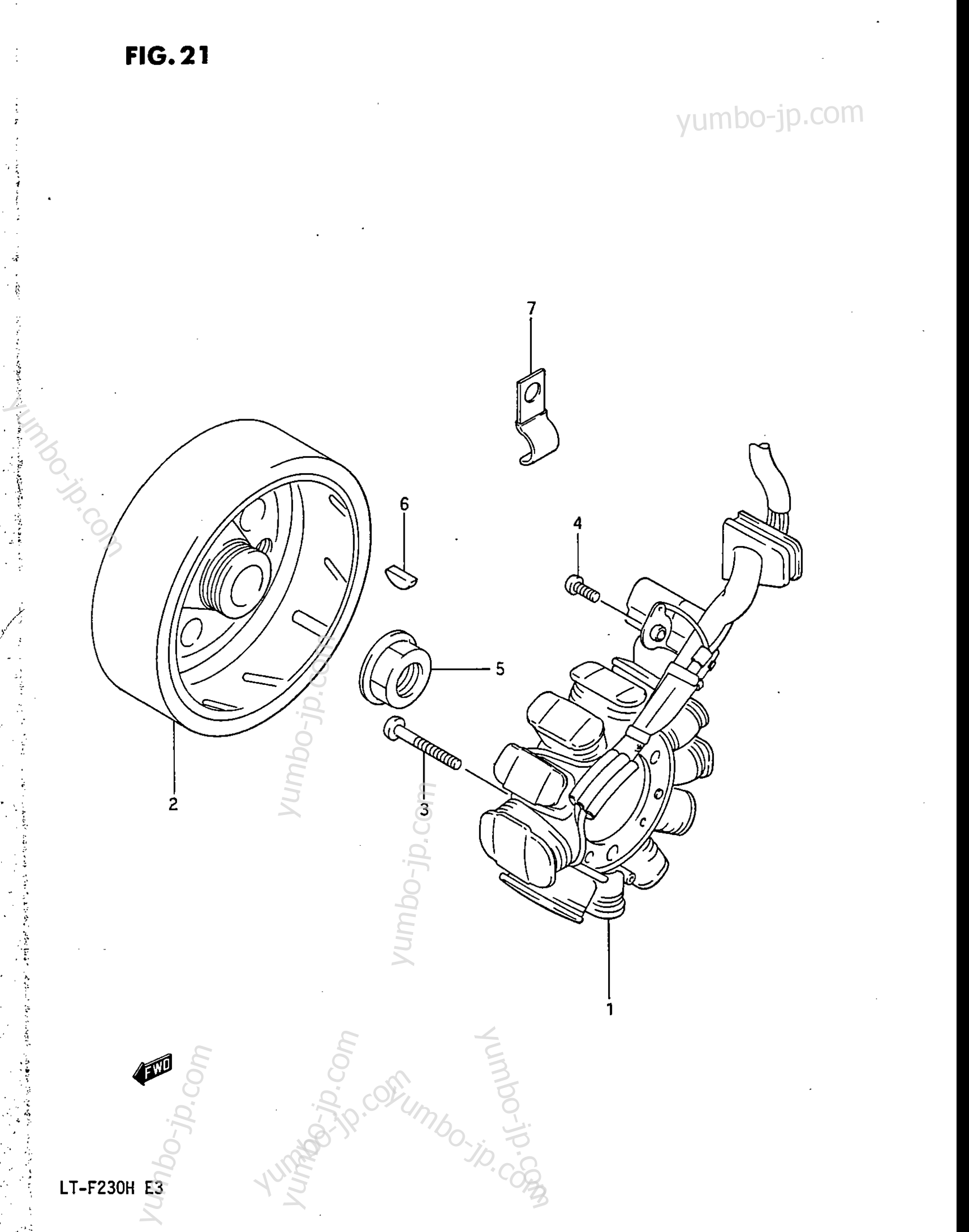 MAGNETO для квадроциклов SUZUKI LT-F230 1986 г.