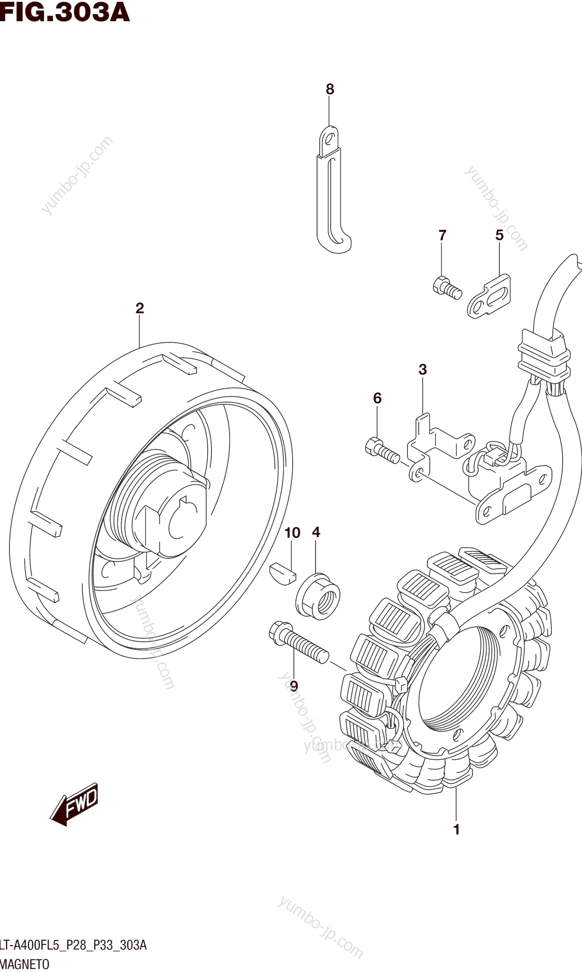 MAGNETO для квадроциклов SUZUKI LT-A400F 2015 г.