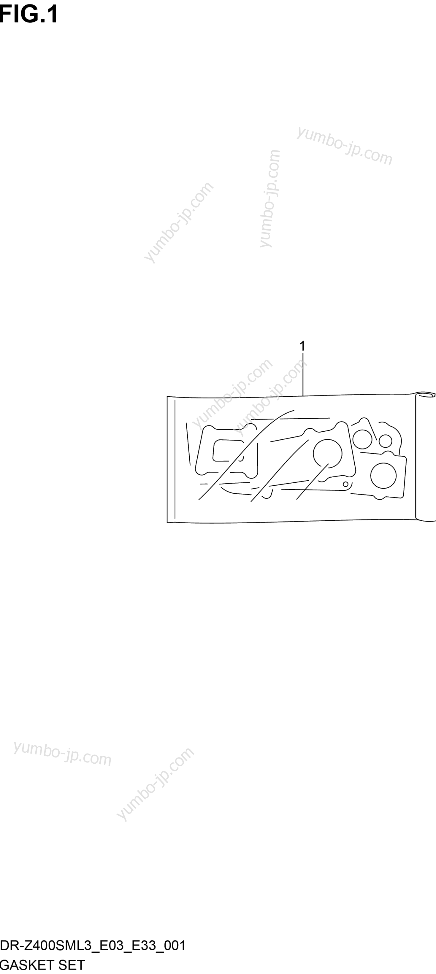 GASKET SET для мотоциклов SUZUKI DR-Z400SM 2013 г.