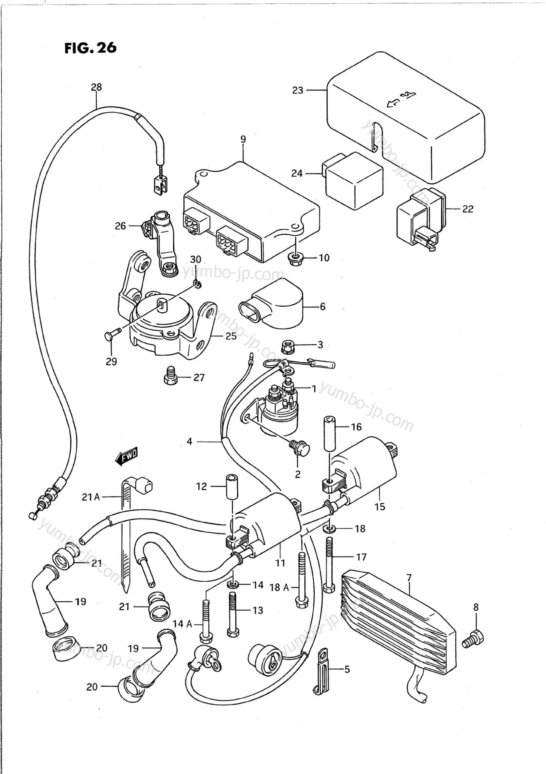 Electrical для мотоциклов SUZUKI Intruder (VS1400GLP) 1994 г.