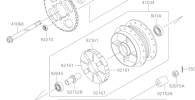 REAR HUB(DR-Z110 K3/K4)