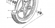 FRONT WHEEL (GN400T