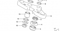 STEERING STEM (MODEL W/X)