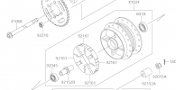 REAR HUB(DR-Z110 K5)