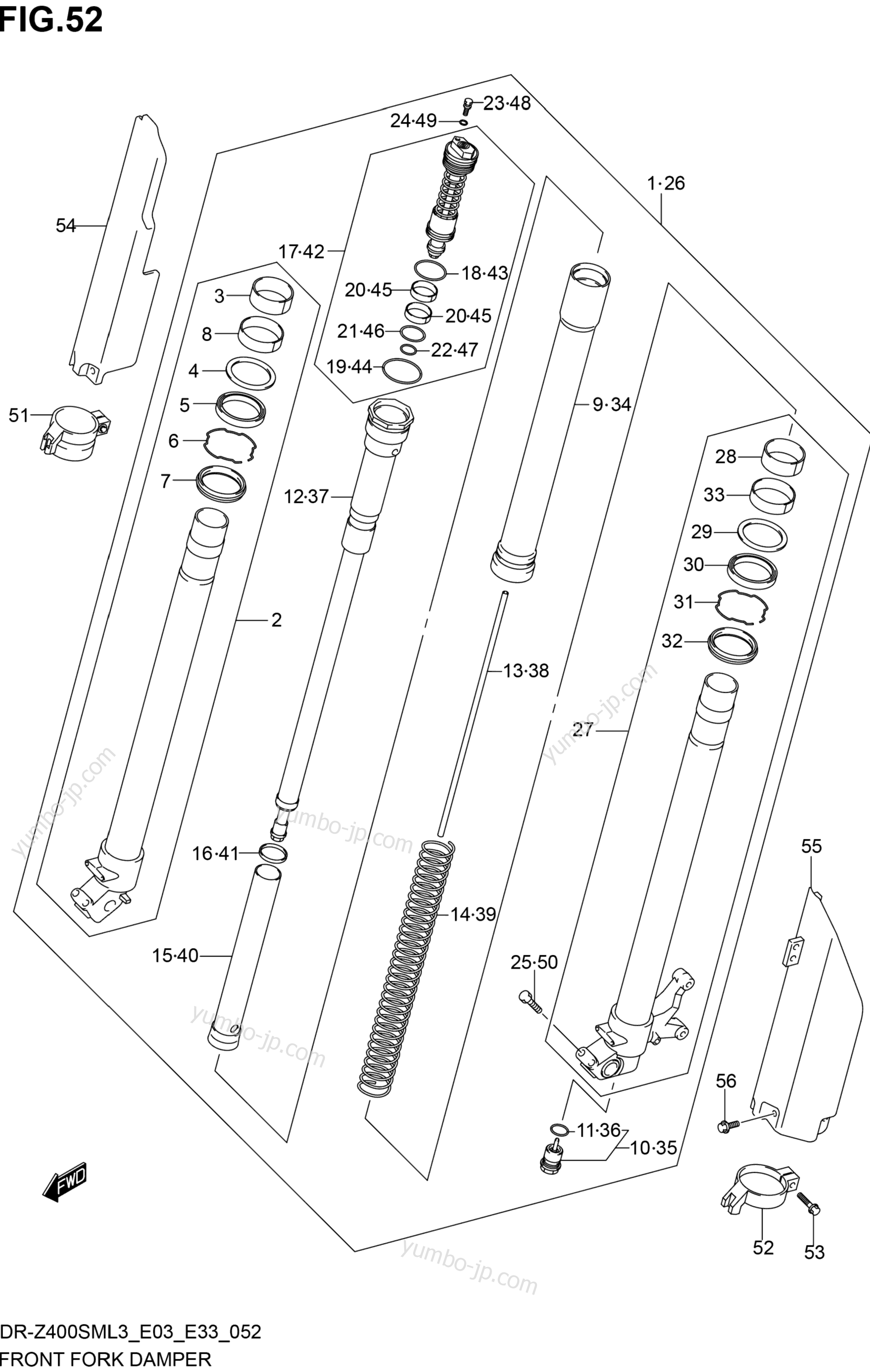 FRONT FORK DAMPER для мотоциклов SUZUKI DR-Z400SM 2013 г.