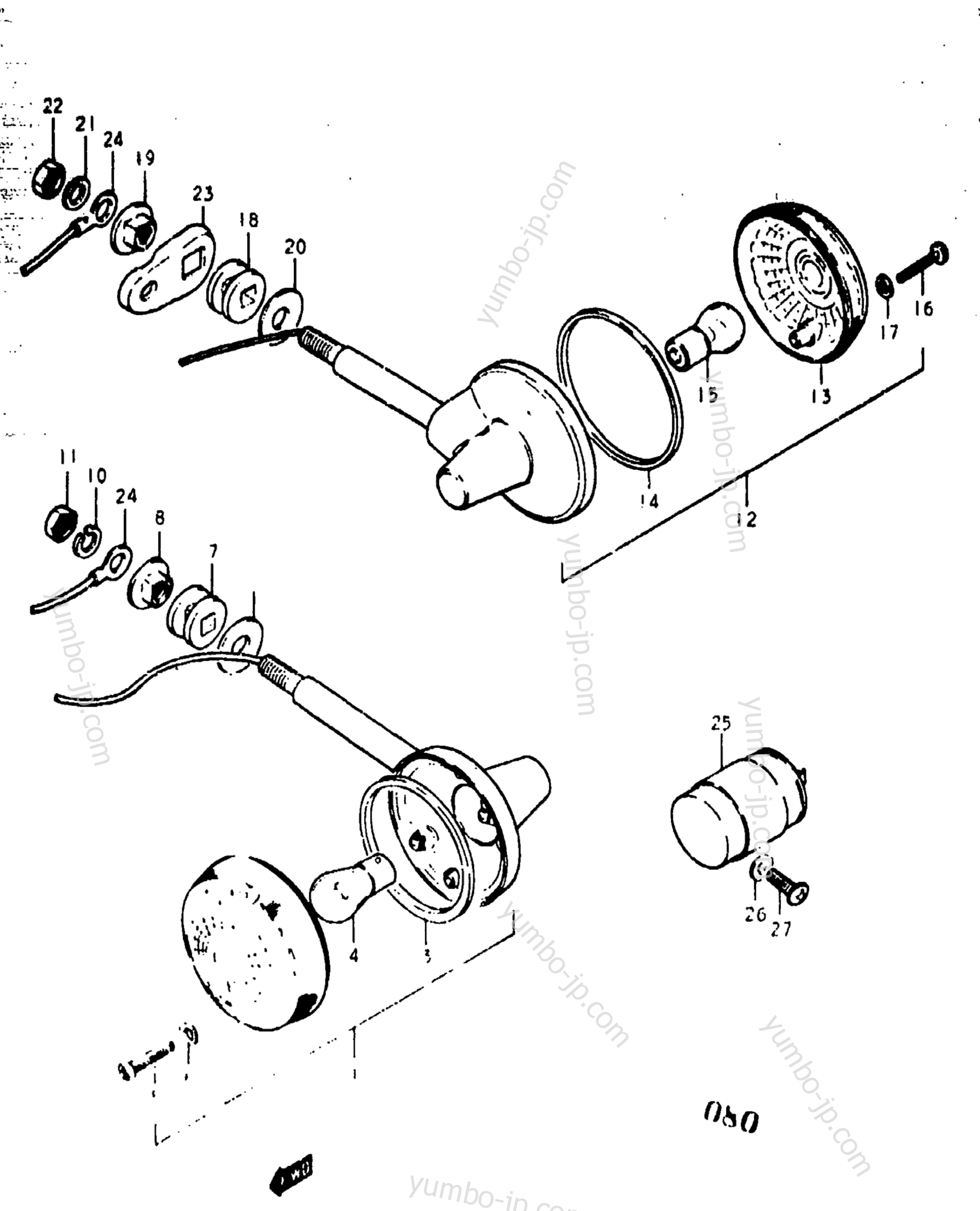 TURN SIGNAL LAMP для мотоциклов SUZUKI GS400 1977 г.