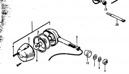 TURN SIGNAL LAMP для мотоцикла SUZUKI RV901974 г. 