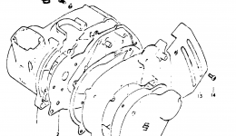 Крышка картера для мотоцикла SUZUKI TM751975 г. 