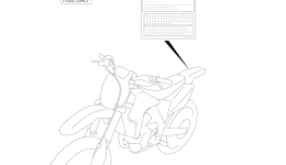 Эмблемы, наклейки для мотоцикла SUZUKI RM-Z4502005 г. 