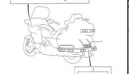 TAIL MARKER LAMP/HARNESS SET (OPTIONAL) для мотоцикла SUZUKI Cavalcade (GV1400GT)1988 г. 