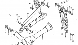 REAR SWINGING ARM (MODEL T) для мотоцикла SUZUKI GS850GL1981 г. 