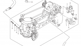 THROTTLE BODY (DL650XAL5 E28) for мотоцикла SUZUKI DL650XA2015 year 