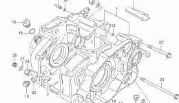 Крышка картера для мотоцикла SUZUKI LS6502013 г. 