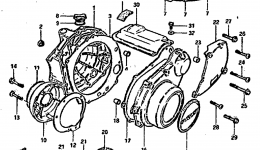 Крышка картера для мотоцикла SUZUKI GS650GL1982 г. 