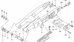 REAR SWINGING ARM (MODEL T) for мотоцикла SUZUKI RM1251999 year 