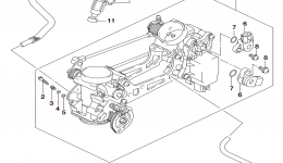 THROTTLE BODY (DL650XAL6 E03) for мотоцикла SUZUKI DL650A2016 year 