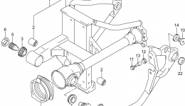 REAR SWINGING ARM для мотоцикла SUZUKI VL800B2014 г. 