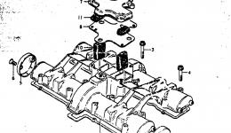 Крышка головки блока цилиндров для мотоцикла SUZUKI GS1000EC1978 г. 