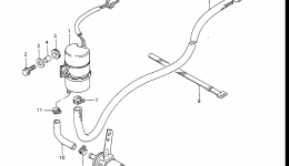 Топливный насос для мотоцикла SUZUKI Cavalcade (GV1400GT)1986 г. 