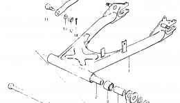 REAR SWINGING ARM (MODEL Z) для мотоцикла SUZUKI GS550L1982 г. 