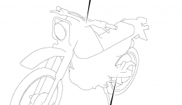 LABEL (DR200SEL3 E03) for мотоцикла SUZUKI DR200SE2013 year 