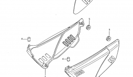 FRAME COVER for мотоцикла SUZUKI DR2501985 year 