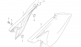 FRAME COVER for мотоцикла SUZUKI DR-Z125L2012 year 