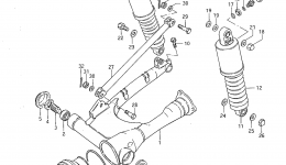 REAR SWINGING ARM (MODEL D) для мотоцикла SUZUKI GS1100G1982 г. 