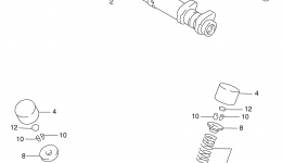 CAM SHAFT - VALVE for мотоцикла SUZUKI GSX-R6002000 year 