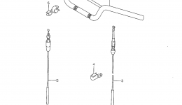 Handlebar - Cable для мотоцикла SUZUKI RM801999 г. 