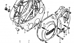 Крышка картера для мотоцикла SUZUKI SP4001980 г. 