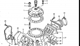 CYLINDER (MODEL H) для мотоцикла SUZUKI RM2501987 г. 