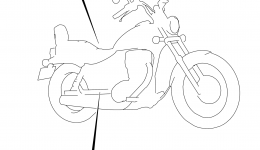 WARNING LABEL (LS650L3 E33) для мотоцикла SUZUKI LS6502013 г. 