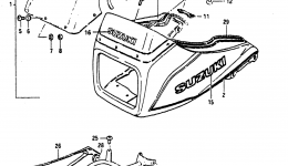 COWLING (GS1100ESD) for мотоцикла SUZUKI GS1100ES1983 year 