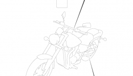 Эмблемы, наклейки для мотоцикла SUZUKI Marauder (VZ800)2004 г. 