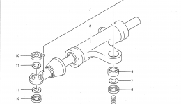 STEERING DAMPER (MODEL R/S) для мотоцикла SUZUKI GSX-R750W1995 г. 