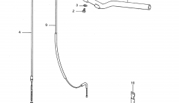 Handlebar - Cable для мотоцикла SUZUKI JR501989 г. 