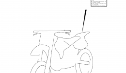 Эмблемы, наклейки для мотоцикла SUZUKI RM2501993 г. 