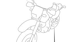 LABEL (DR650SEL4 E03) для мотоцикла SUZUKI DR650SE2014 г. 