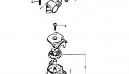 RIGHT HANDLE GRIP (MODEL T) for мотоцикла SUZUKI PE1751981 year 
