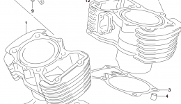 CYLINDER (VL800TL5 E03) for мотоцикла SUZUKI VL800T2015 year 