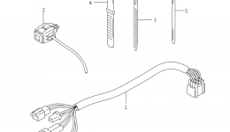 WIRING HARNESS (DR-Z125LL5 E33) for мотоцикла SUZUKI DR-Z125L2015 year 
