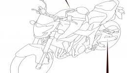 LABEL (GSX-S750AL6 E28) для мотоцикла SUZUKI GSX-S7502016 г. 
