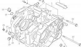 Крышка картера для мотоцикла SUZUKI LS6502015 г. 
