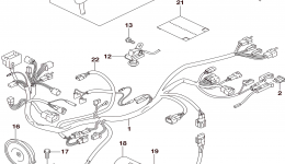 WIRING HARNESS (DR-Z400SL6 E33) for мотоцикла SUZUKI DR-Z400S2016 year 