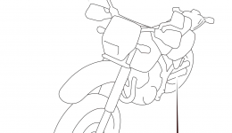 LABEL (DR650SEL5 E03) for мотоцикла SUZUKI DR650SE2015 year 
