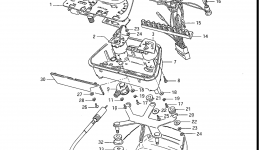 Speedometer - Tachometer for мотоцикла SUZUKI GS750E1983 year 